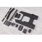 JEEP WRANGLER JL 2018+ RINFORZATI SUPPORTO RUOTA DI SCORTA + KIT DISTANZIALE (Cod. AP-46862_A4x4)