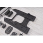 JEEP WRANGLER JL 2018+ RINFORZATI SUPPORTO RUOTA DI SCORTA + KIT DISTANZIALE (Cod. AP-46862_A4x4)