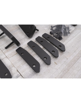 JEEP WRANGLER JL 2018+ RINFORZATI SUPPORTO RUOTA DI SCORTA + KIT DISTANZIALE (Cod. AP-46862_A4x4)