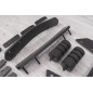 JEEP WRANGLER JL 2018+ RINFORZATI SUPPORTO RUOTA DI SCORTA + KIT DISTANZIALE (Cod. AP-46862_A4x4)