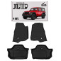 JEEP WRANGLER JL 2 PORTE 2018+ TAPPETINI AUTO 82215202AD (Cod. AP-47529_A4x4)