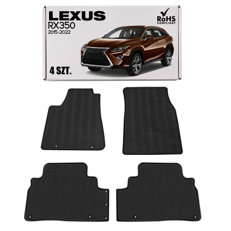 LEXUS RX350 2015-2022 TAPPETINI AUTO (Cod. AP-47537_A4x4)