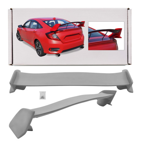 HONDA CIVIC X 2016+ berlina SPORT SPOILER (Cod. AP-47737_A4x4)
