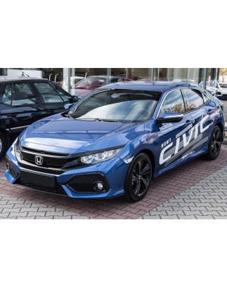 HONDA CIVIC X 2016-2021 DECORATIVE MODANATURE SPECCHIETTI CROMATO (Cod. AP-47751_A4x4)