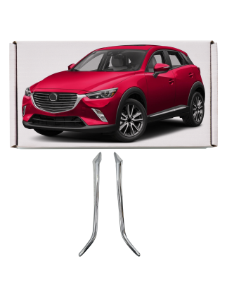 MAZDA CX-3 DK 2015-2021 MODANATURE ANTERIORI FENDINEBBIA (Cod. AP-47758_A4x4)