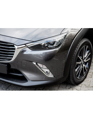 MAZDA CX-3 DK 2015-2021 MODANATURE ANTERIORI FENDINEBBIA (Cod. AP-47758_A4x4)
