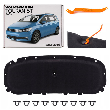 VOLKSWAGEN TOURAN II 5T 2015+ PANNELLO FONOASSORBENTE COFANO 5TA863831 (Cod. AP-47811_A4x4)