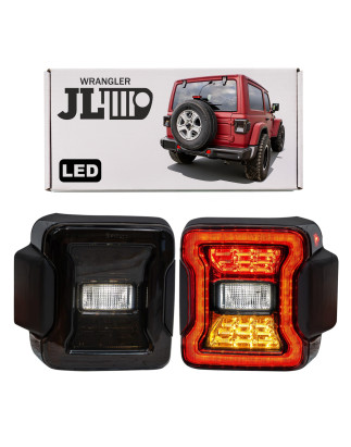 JEEP WRANGLER JL 2018+ FANALI POSTERIORI LED VERSIONE EUROPEA (Cod. AP-47853_A4x4)