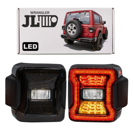 JEEP WRANGLER JL 2018+ FANALI POSTERIORI LED VERSIONE EUROPEA (Cod. AP-47853_A4x4)