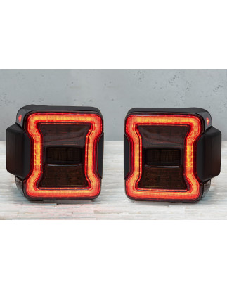 JEEP WRANGLER JL 2018+ FANALI POSTERIORI LED VERSIONE EUROPEA (Cod. AP-47853_A4x4)