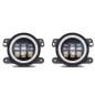 JEEP WRANGLER JK 2007-2018 FARI ANTERIORI FENDINEBBIA 4'' LED 30W 1500 LUMEN (Cod. AP-47855_A4x4)