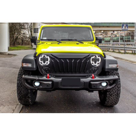 JEEP WRANGLER JL SPORT 2018+ LUCI FENDINEBBIA + DRL LED 4" 40W 2880 LUMEN (Cod. AP-47859_A4x4)