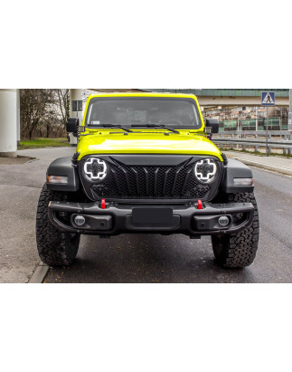 JEEP WRANGLER JL SPORT 2018+ LUCI FENDINEBBIA + DRL LED 4" 40W 2880 LUMEN (Cod. AP-47859_A4x4)