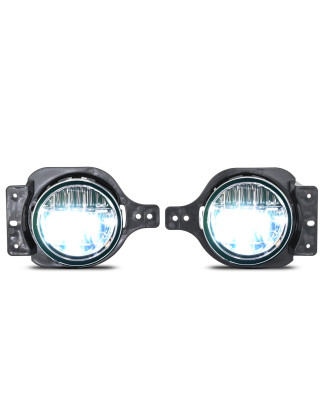 JEEP WRANGLER JL SPORT 2018+ LUCI FENDINEBBIA + DRL LED 4" 40W 2880 LUMEN (Cod. AP-47859_A4x4)