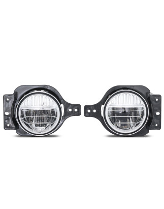 JEEP WRANGLER JL SPORT 2018+ LUCI FENDINEBBIA + DRL LED 4" 40W 2880 LUMEN (Cod. AP-47859_A4x4)