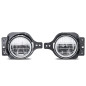 JEEP WRANGLER JL SPORT 2018+ LUCI FENDINEBBIA + DRL LED 4" 40W 2880 LUMEN (Cod. AP-47859_A4x4)