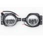 JEEP WRANGLER JL SPORT 2018+ LUCI FENDINEBBIA + DRL LED 4" 40W 2880 LUMEN (Cod. AP-47859_A4x4)
