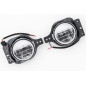 JEEP WRANGLER JL SPORT 2018+ LUCI FENDINEBBIA + DRL LED 4" 40W 2880 LUMEN (Cod. AP-47859_A4x4)