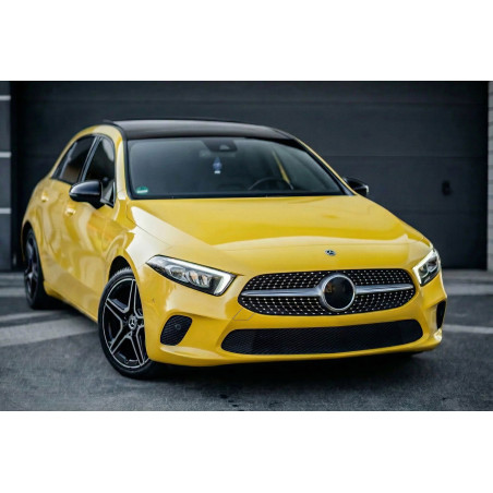 MERCEDES A-CLASS W177 2018-2023 CON TELECAMERA MASCHERINA DIAMOND ARGENTO (Cod. AP-47874_A4x4)