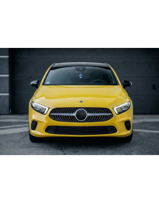 MERCEDES A-CLASS W177 2018-2023 CON TELECAMERA MASCHERINA DIAMOND ARGENTO (Cod. AP-47874_A4x4)