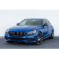 MERCEDES C-CLASS W205 2014-2018 PRE-RESTYLING CON TELECAMERA MASCHERINA GT PANAMERICANA ARGENTO (Cod