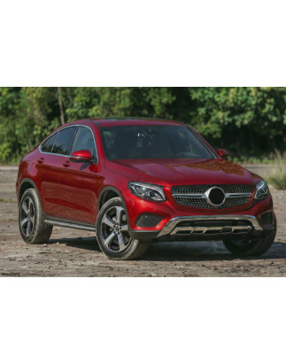 MERCEDES GLC COUPE C253 2015-2019 PRE-RESTYLING MASCHERINA DIAMOND CON TELECAMERA ARGENTO (Cod. AP-4