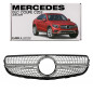 MERCEDES GLC COUPE C253 2015-2019 PRE-RESTYLING MASCHERINA DIAMOND CON TELECAMERA ARGENTO (Cod. AP-4