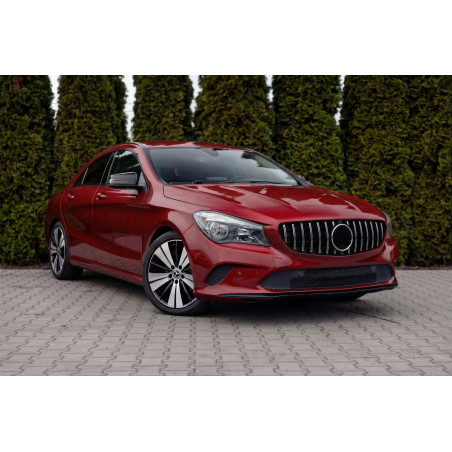 MERCEDES CLA C117 W117 2017-2019 RESTYLING MASCHERINA GT PANAMERICANA ARGENTO (Cod. AP-47880_A4x4)