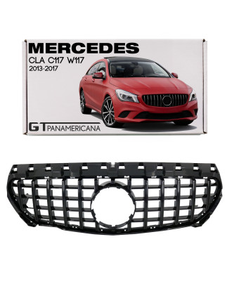 MERCEDES CLA C117 W117 2013-2017 PRE-RESTYLING MASCHERINA GT PANAMERICANA NERO (Cod. AP-47881_A4x4)