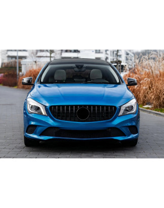 MERCEDES CLA C117 W117 2013-2017 PRE-RESTYLING MASCHERINA GT PANAMERICANA NERO (Cod. AP-47881_A4x4)
