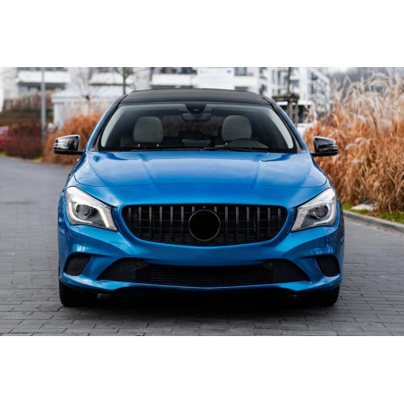 MERCEDES CLA C117 W117 2013-2017 PRE-RESTYLING MASCHERINA GT PANAMERICANA NERO (Cod. AP-47881_A4x4)