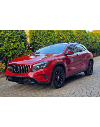 MERCEDES GLA X156 2013-2017 PRE-RESTYLING MASCHERINA GT PANAMERICANA ARGENTO (Cod. AP-47893_A4x4)