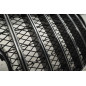 MERCEDES GLA X156 2013-2017 PRE-RESTYLING MASCHERINA GT PANAMERICANA ARGENTO (Cod. AP-47893_A4x4)
