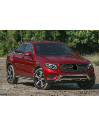 MERCEDES GLC COUPE C253 2015-2019 PRE-RESTYLING MASCHERINA DIAMOND NERO (Cod. AP-52875_A4x4)