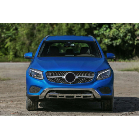 MERCEDES GLC X253 2015-2019 PRE-RESTYLING MASCHERINA DIAMOND ARGENTO (Cod. AP-47895_A4x4)
