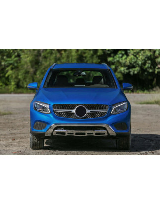 MERCEDES GLC X253 2015-2019 PRE-RESTYLING MASCHERINA DIAMOND ARGENTO (Cod. AP-47895_A4x4)