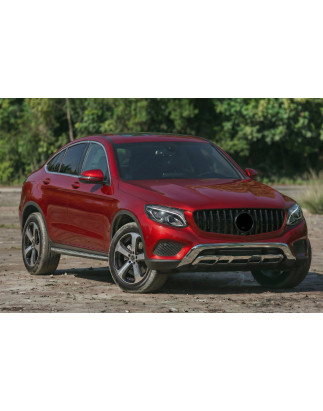 MERCEDES GLC COUPE C253 2015-2019 PRE-RESTYLING MASCHERINA GT PANAMERICANA CON TELECAMERA NERO (Cod.