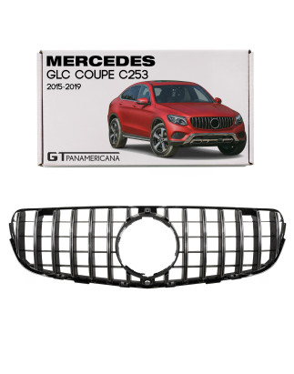 MERCEDES GLC COUPE C253 2015-2019 PRE-RESTYLING MASCHERINA GT ARGENTO CON TELECAMERA (Cod. AP-52876_