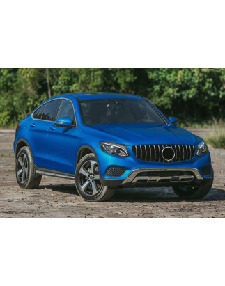 MERCEDES GLC COUPE C253 2015-2019 PRE-RESTYLING MASCHERINA GT ARGENTO CON TELECAMERA (Cod. AP-52876_