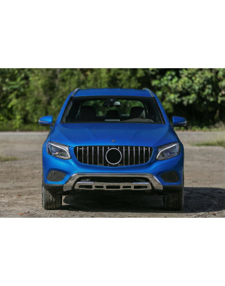 MERCEDES GLC COUPE C253 2015-2019 PRE-RESTYLING MASCHERINA GT ARGENTO CON TELECAMERA (Cod. AP-52876_