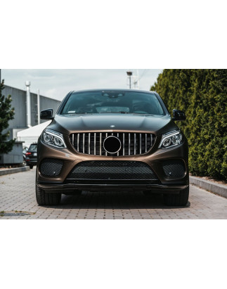 MERCEDES GLE COUPE C292 2015-2019 MASCHERINA CON TELECAMERA GT PANAMERICANA ARGENTO (Cod. AP-47900_A