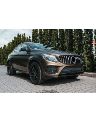 MERCEDES GLE COUPE C292 2015-2019 MASCHERINA CON TELECAMERA GT PANAMERICANA ARGENTO (Cod. AP-47900_A