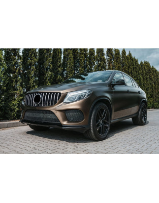 MERCEDES GLE COUPE C292 2015-2019 MASCHERINA CON TELECAMERA GT PANAMERICANA ARGENTO (Cod. AP-47900_A