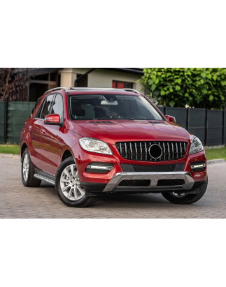 MERCEDES ML W166 2011-2015 MASCHERINA GT PANAMERICANA ARGENTO (Cod. AP-47908_A4x4)