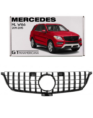 MERCEDES ML W166 2011-2015 MASCHERINA PANAMERICANA GT NERO (Cod. AP-47909_A4x4)