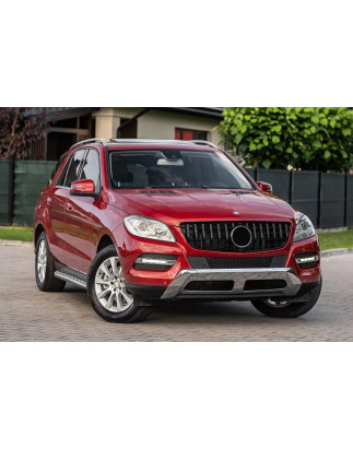 MERCEDES ML W166 2011-2015 MASCHERINA PANAMERICANA GT NERO (Cod. AP-47909_A4x4)