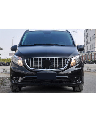 MERCEDES V-CLASS VITO W447 2014-2019 PRE-RESTYLING MASCHERINA GT PANAMERICANA CON TELECAMERA ARGENTO