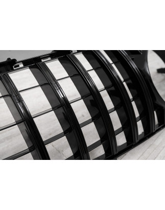 MERCEDES A-CLASS W176 2015-2018 RESTYLING MASCHERINA GT PANAMERICANA NERO (Cod. AP-47915_A4x4)