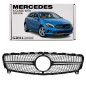 MERCEDES A-CLASS W176 2015-2018 RESTYLING MASCHERINA DIAMOND NERO (Cod. AP-47917_A4x4)
