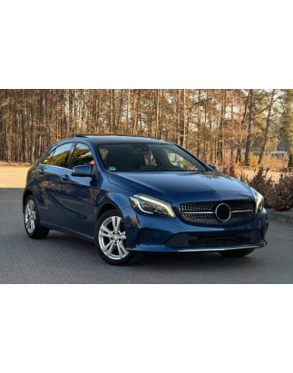 MERCEDES A-CLASS W176 2015-2018 RESTYLING MASCHERINA DIAMOND NERO (Cod. AP-47917_A4x4)
